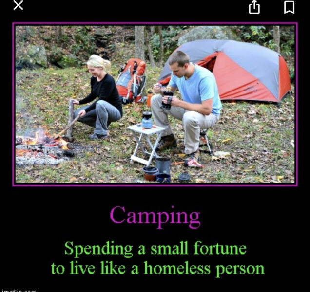 Camping - I think I hate it….