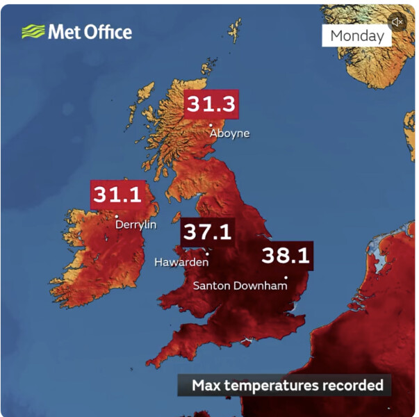 We need to talk about the weather and the potential for extreme heat - RED WARNING issued