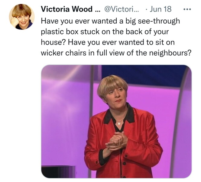 What's so wrong with a conservatory?