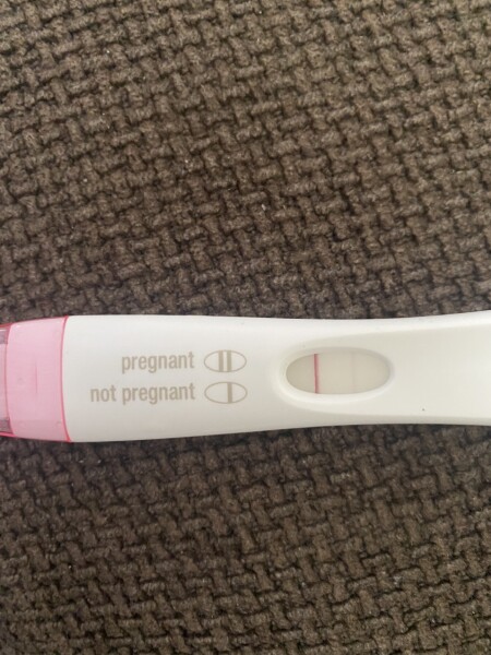 Faint test line