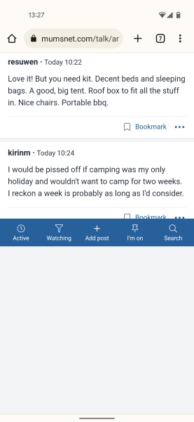 Bottom of screen bar is floating