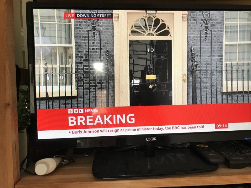 BoJo resigning .......