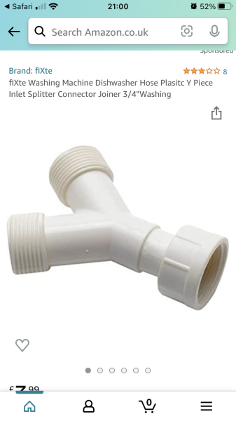 Connect dishwasher to waste water pipe 