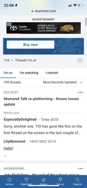 Mumsnet Talk re-platforming - Known issues update 