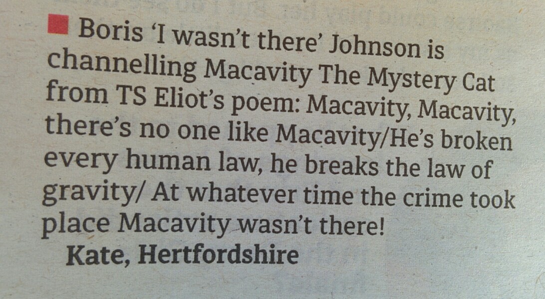 Boris Johnson and the cabinet of curiosities Thread 8