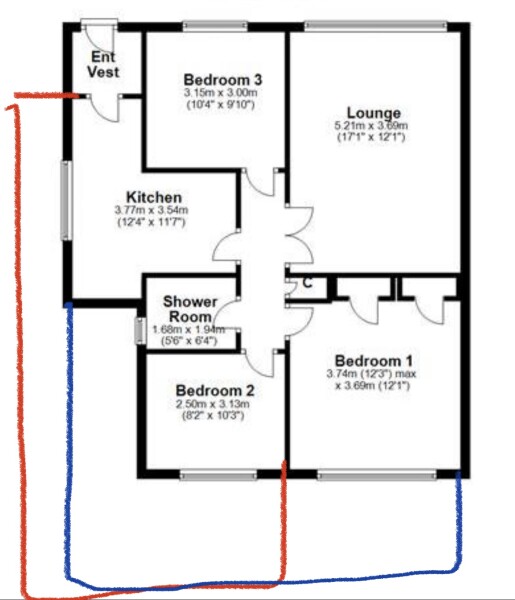 Squeeze in another bathroom (floor plan!)