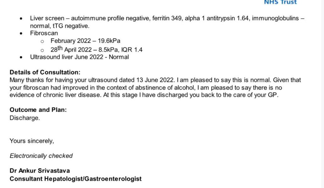 Liver Tests And ARLD.