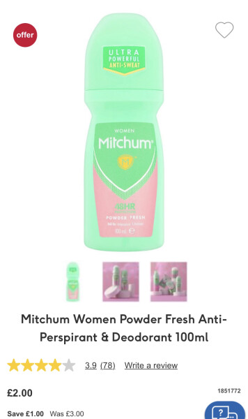 Personal hygiene 