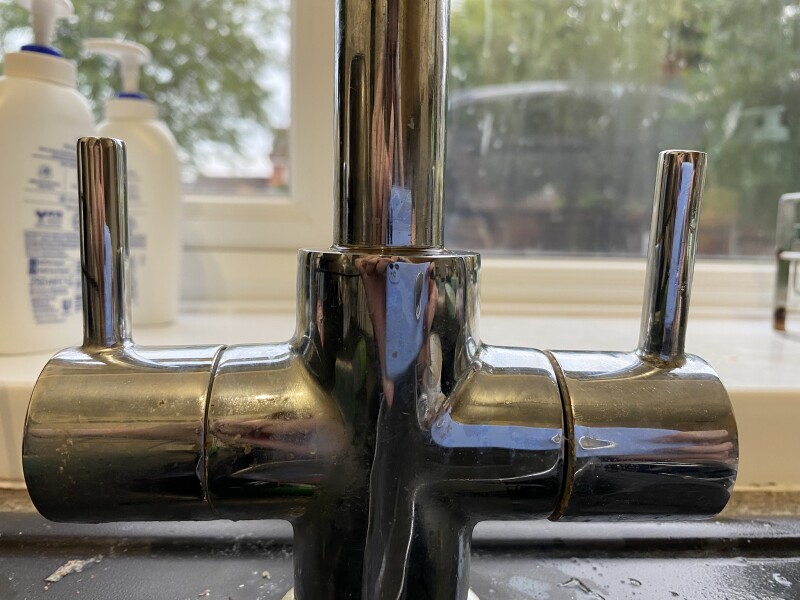 Leaking sink tap