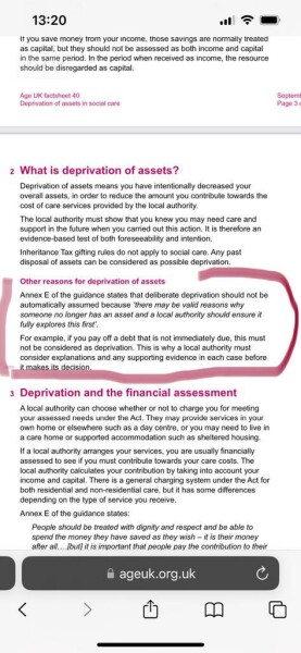 Paying for care - is Grandad entitled to help?