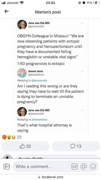Abortion - this has only just really hit home!