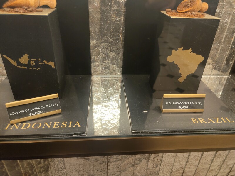 To feel uncomfortable in Harrod’s?