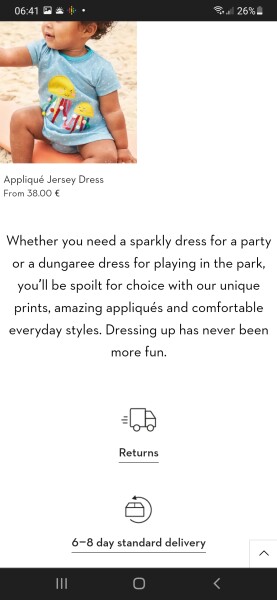 Strange comment from couple re children’s clothes.