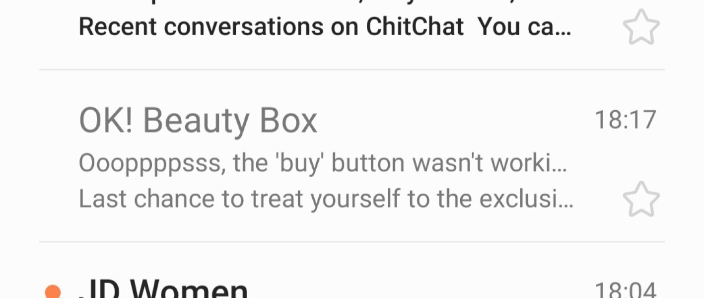 Oops sorry we made a mistake - emails