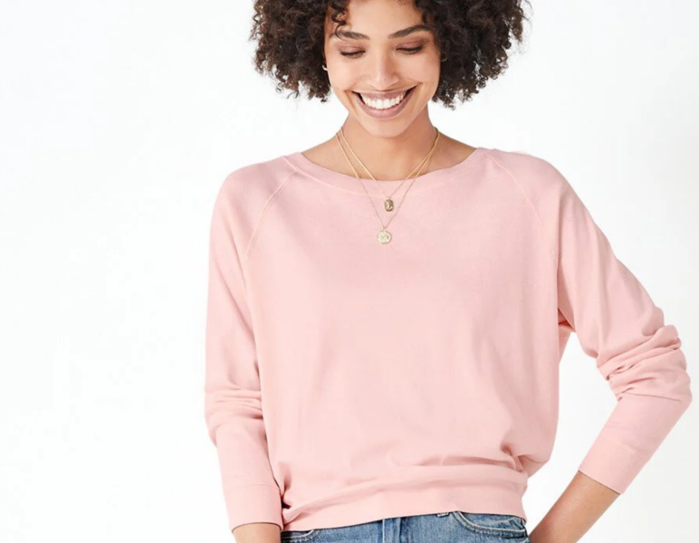 Sweatshirts with wide or scoop necks?