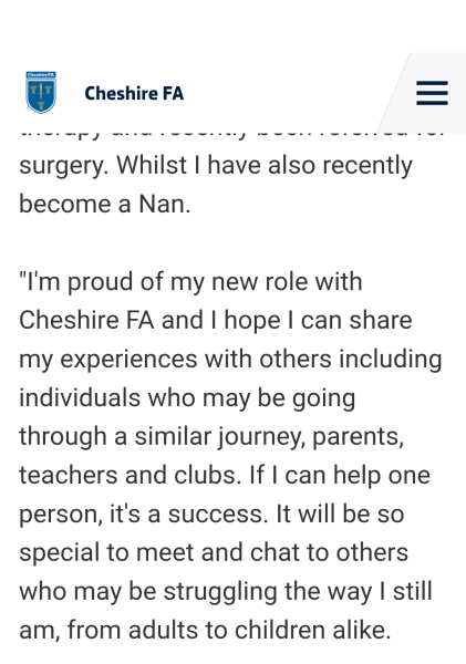 Safeguarding issues at the FA as they suggest to make contact with a personal account via twitter for support