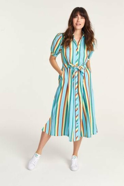 Funky dress or potential to look like a deck chair?