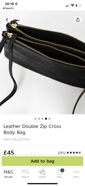 Help finding small cross body bag with multiple compartments