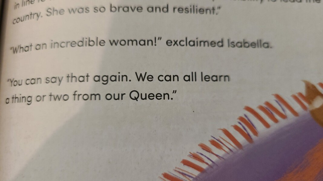 To send back that Jubilee book? 