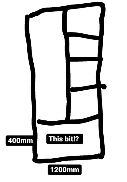 Wardrobe storage solution DIAGRAM INCLUDED! 