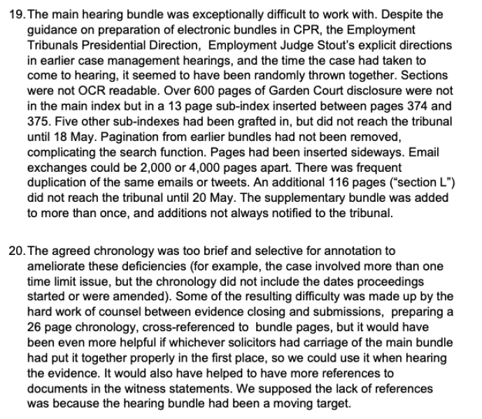 Allison Bailey v Stonewall - Employment Tribunal hearing Thread 18