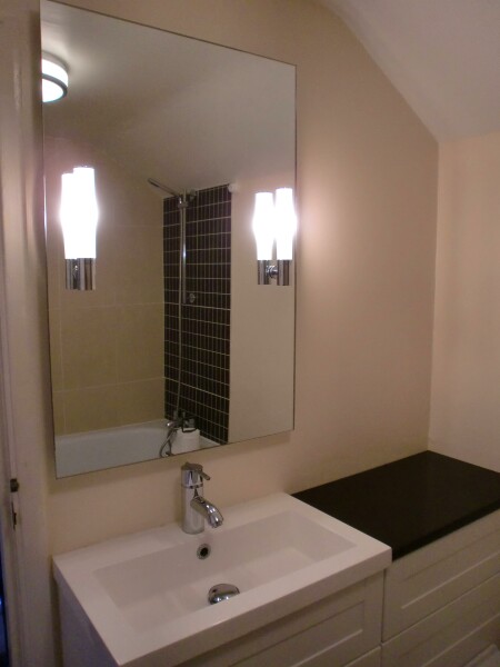 Soft bathroom lighting