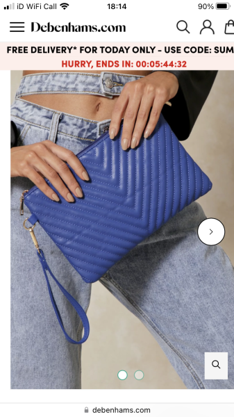 What colour bag with this dress/show combo?