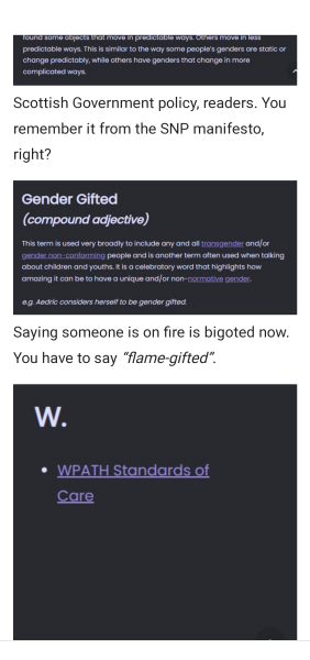 Inside Equalities training in Scotland - calling women FARTS 