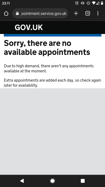 To ask when premium passport appointments are available?
