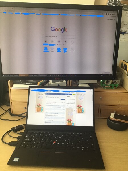 Tiny laptop - need a monitor?