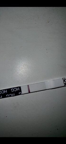 Can anyone see a faint line?