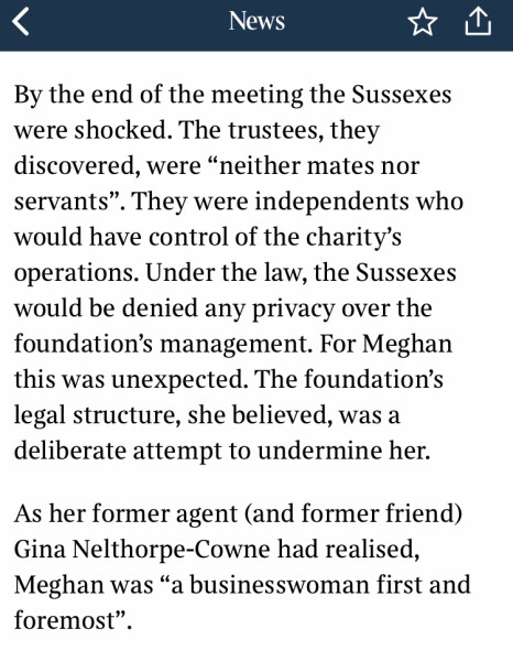 Tom Bower's book on Meghan Markle