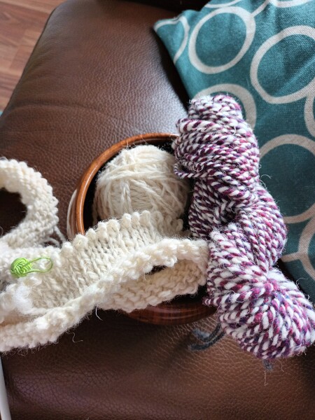 It's Crochet,  Knit & Natter 9: So Many Projects, So Little Time. (Oh well - I almost made it rhyme!)