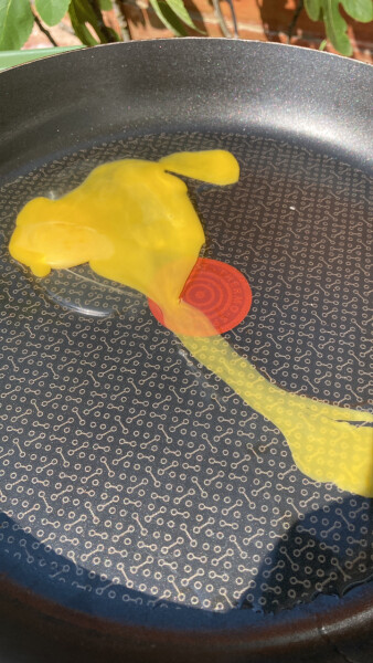 To see if I can cook an egg on my patio in this heat.