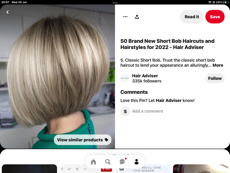 Fixing Bob hair style.