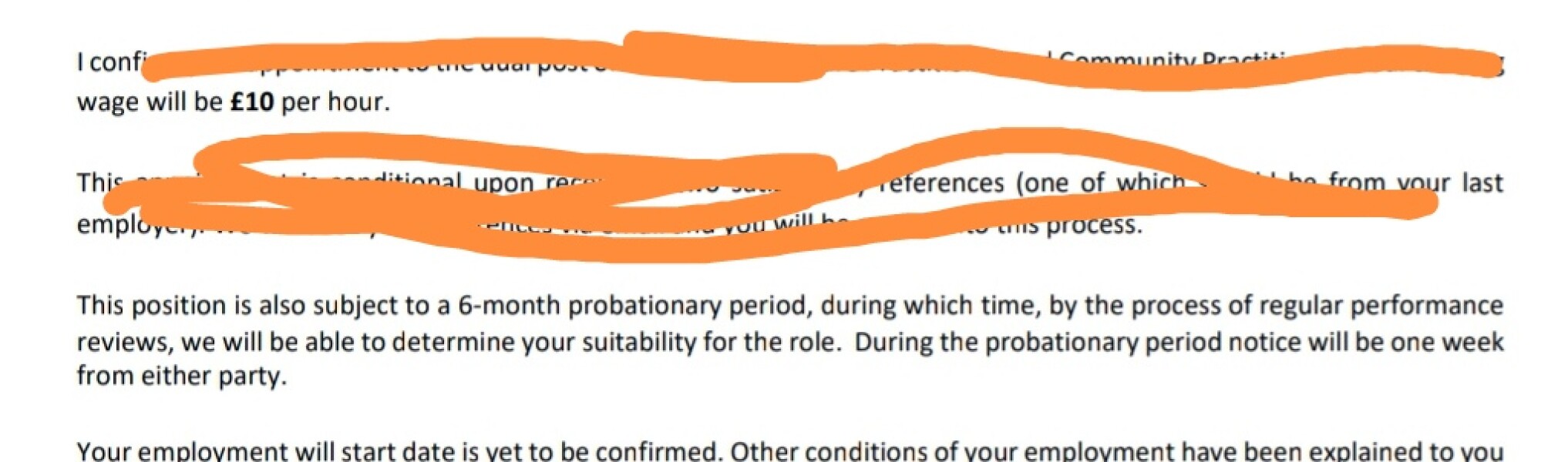 To email my notice with immediate effect.  