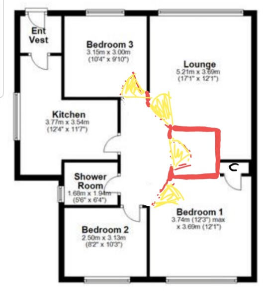 Squeeze in another bathroom (floor plan!)