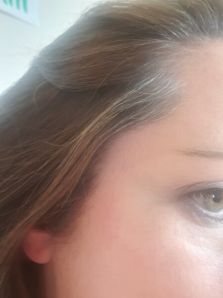 Managing greys in dark hair 