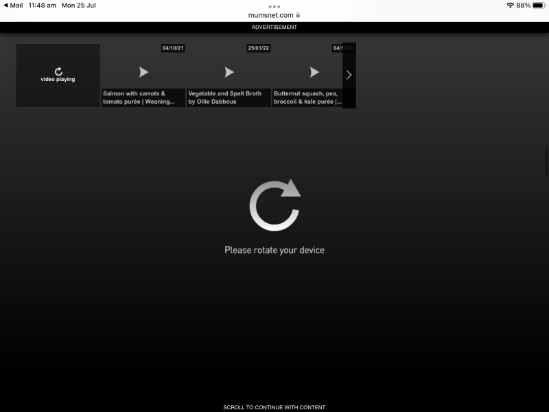 It’s back 🙄 - ad covering the page AGAIN.