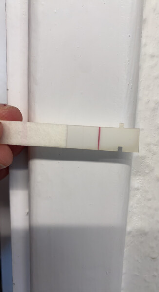 Faint positive or evap/indent