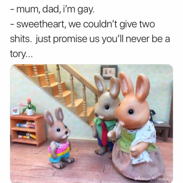 To ask this hypothetical question: parent not accepting their child is gay. 