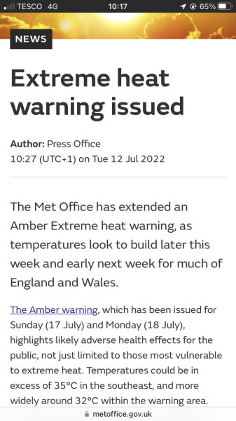 To think schools should shut in 30' heat