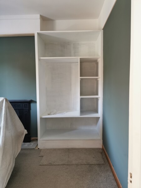 Wardrobe storage solution DIAGRAM INCLUDED! 