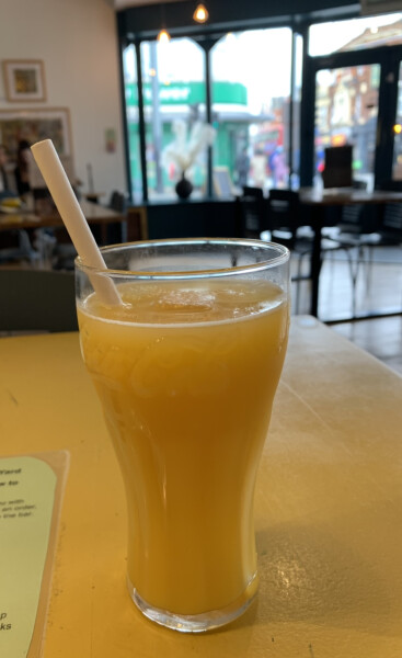 If you ordered Fresh Orange Juice