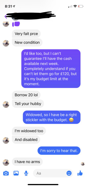 To not give something away to someone without manners? 