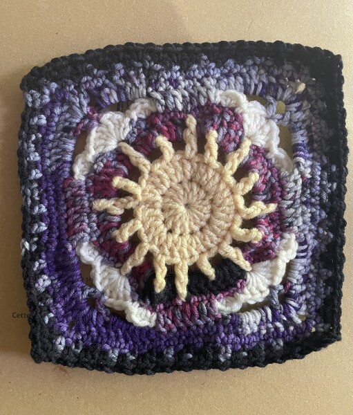 Woolly Hugs. A Blanket for lovely JungleZgok whose wonderful teenage son has died. 