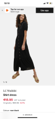 Can you find me a dress just like this in black? 