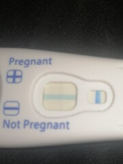 2 lines on first response but negative digital