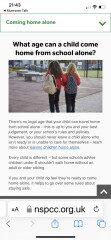 Letting children out of sight at a park