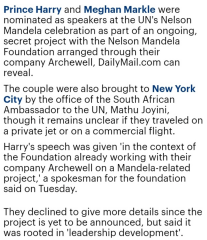 Harry's speech at the UN